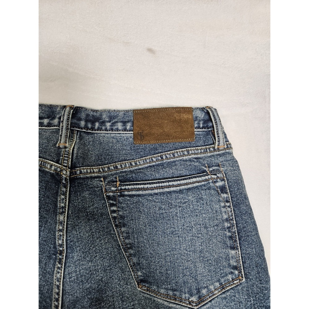 Todd Snyder Denim Blue Jeans Stretch 5-Pocket Straight Fit Men Size 32x31 - Picture 6 of 11